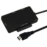 USB3.0 Type-C分线器 高速多功能HUB转换器TF SD HDD读卡器