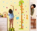 小动物身高贴树熊墙贴儿童房间墙壁装饰幼儿园教室布置贴画可移除