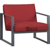 简约现代法式北欧美式乡村中式金属不锈钢板休闲沙发椅酒吧咖啡椅