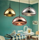 设计师Tom Dixon void light 黄铜碗玻璃吊灯餐厅餐桌吧台创意灯