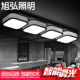 现代简约LED吸顶灯方形厨房阳台走廊过道灯长方形大气温馨浪漫灯