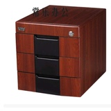 办公用品高档木质文件柜资料柜杂志桌面收纳柜带锁带抽屉XD-5703