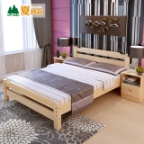 特价包邮实木床单人床双人床儿童床成人床松木床1米1.2米1.5米