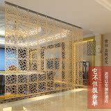 挂式玄关客厅装饰复古隔断创意镂空餐厅雕花折叠屏风木质中式简约