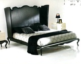 锦尚 新古典双人床 简约后现代实木床 婚床 高背公主床 1.8米大床