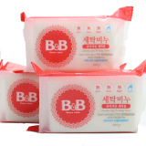 正品 韩国保宁 B&B宝宝 儿童 婴儿洗衣皂 BB皂 槐花味 200g 新款
