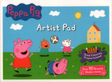 Peppa Pig - Artist  超大本佩佩猪画画涂色书 带贴贴纸英文原版