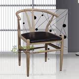 宜家创意伊姆斯椅子简约时尚欧式实木+塑料餐椅咖啡休闲电脑椅子