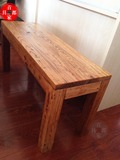 老榆木长板凳长条凳实木家具咖啡餐厅餐桌凳沙发凳脚踏换鞋床尾凳
