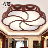 新中式吸顶灯圆形客厅灯具LED仿古大气餐厅创意温馨卧室灯