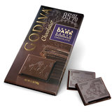 现货比利时高迪瓦Godiva片状巧克力砖排块85%100g黑巧克力