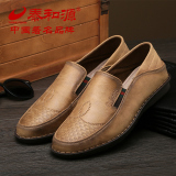 泰和源老北京布鞋老人鞋爸爸鞋男士商务休闲鞋防滑鞋舒适男士皮鞋