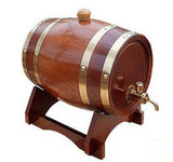 10L橡木桶 木质自酿桶 装饰酒桶3L5L10L15L20L30L50L75L100L150L
