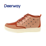 Deerway/德尔惠女鞋 女式时尚加绒保暖休闲鞋 运动女鞋54424808