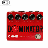 德国OKKO吉他效果器高增益失真单块效果器重金属毁灭者DOMINATOR