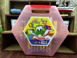 韩国DONG-A东亚油画棒 嘟哩36色塑胶盒装蜡笔 韩国原料 附送工具