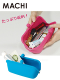 现货日本正品P+G design MACHI   硅胶防水化妆包 手机包 零钱包