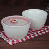 方便面泡面碗日式带盖学生白领上班族打包用具办公室陶瓷便当饭盒