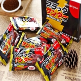 现货包邮日本进口零食巧克力 有楽雷神夹心黑巧克力450g礼盒20枚