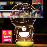 哆啦A梦小夜灯 LED台灯USB灯床头灯圆柱灯座 机器猫台灯生日礼物