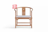 免漆老榆木家具中式圈椅仿古实木圈椅新中式椅子明式圈椅实木家具