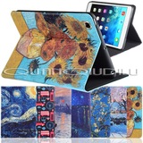 苹果ipad air保护套iPad2/4 mini2/3保护壳ipad5油画名画梵高画家