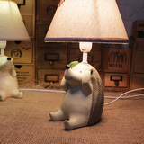 创意田园卡通可爱兔子动物摆件卧室床头灯儿童护眼学习小台灯