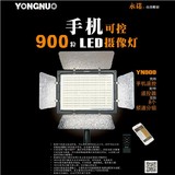 永诺YN900 LED摄影摄像灯可调色温演播影视微电影人像拍摄补光灯