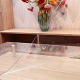 餐桌垫软玻璃水晶板桌布pvc防水桌布防水隔热垫透明酒店圆桌垫布