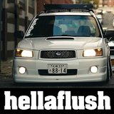 hellaflush风挡贴纸 HF风格前后挡车贴 潮流改装个性汽车涂鸦拉花