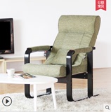 懒人沙发躺椅多功能折叠电脑布艺实木老人单人午休可调节靠背电视