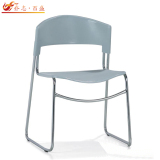 乔志百盛简约培训椅带写字板会议椅办公椅子家用电脑椅塑胶椅1163