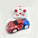 新蜘蛛侠遥控充电电动高速爬墙特技汽车模型儿童礼物玩具赛车包邮