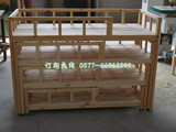 幼儿园木制推拉床多层床实木儿童床/幼儿园多层床绝对环保原木床