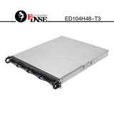 EDNSE 登世ED104H48 1U热插拔服务器机箱 分段式 4盘位 深度48cm