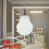 促销现代简约玻璃灯饰 创意个性大灯泡吊灯 玄关灯餐厅卧室灯包邮