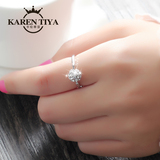 卡伦蒂亚转运珠戒指女饰品韩版食指戒指指环日韩潮人欧美个性首饰
