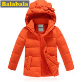 巴拉巴拉2015冬装新款儿童羽绒服男女童宝宝小童中长款羽绒服外套