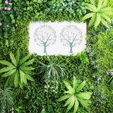 仿真草坪植物墙 人造草坪假草皮阳台绿植墙 装饰绿色植物背景墙