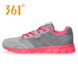 361度女鞋跑步鞋正品2015夏新款361运动鞋女子超轻透气休闲网跑鞋