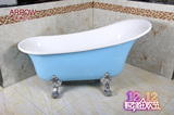 正品ARROW/箭牌贵妃浴缸 独立式亚克力浴缸彩色欧式情侣浴缸