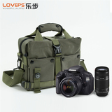 LOVEPS专业单反单肩佳能700d相机包索尼康斜跨便携防水数码摄影包