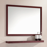 太空铝合金卫生间浴室镜子组合壁挂镜洗手间梳妆镜柜带置物架
