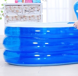 新气式成人双人充气浴池浴缸浴盆塑料浴桶泡澡桶加厚