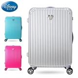 迪士尼儿童拉杆箱20万向轮商务旅行箱男学生行李箱包24寸女纯色