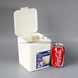 日本LEC 迷你型桌面垃圾桶 车载垃圾桶 茶几翻盖收纳桶收纳盒