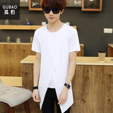非主流男装潮流男士短袖T恤个性夏季青少年衣服夜店韩版修身体恤