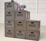 收纳柜 抽屉式储物柜整理柜实木卧室自由组合斗柜整理箱收纳箱木