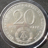 东德1973年20马克纪念币