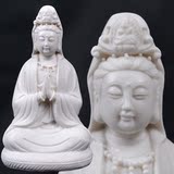 德化陶瓷风水居家供奉观音佛像 6寸观音菩萨 佛教用品工艺品白瓷